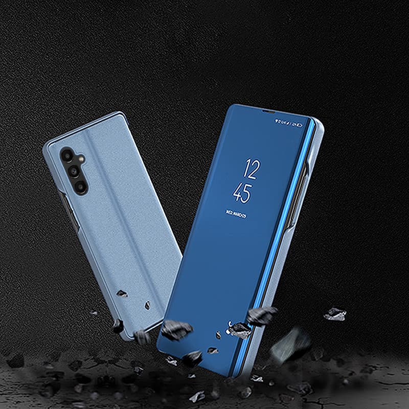 Hurtel Clear View Case preklopni ovitek za Samsung Galaxy A14, moder 8