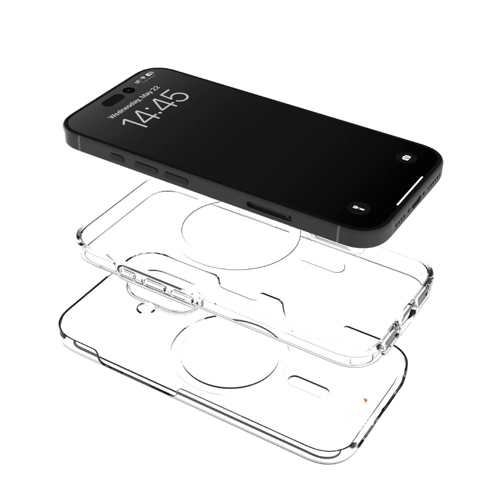 Puro Impact Clear D3O MagSafe ovitek za iPhone 16 Plus - prozoren 3