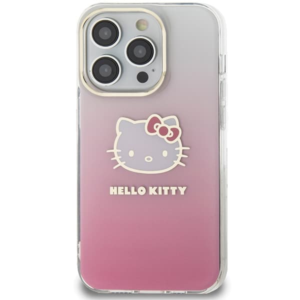 Hello Kitty ovitek IML Gradient Electrop Kitty Head za iPhone 13 Pro Max - roza 3