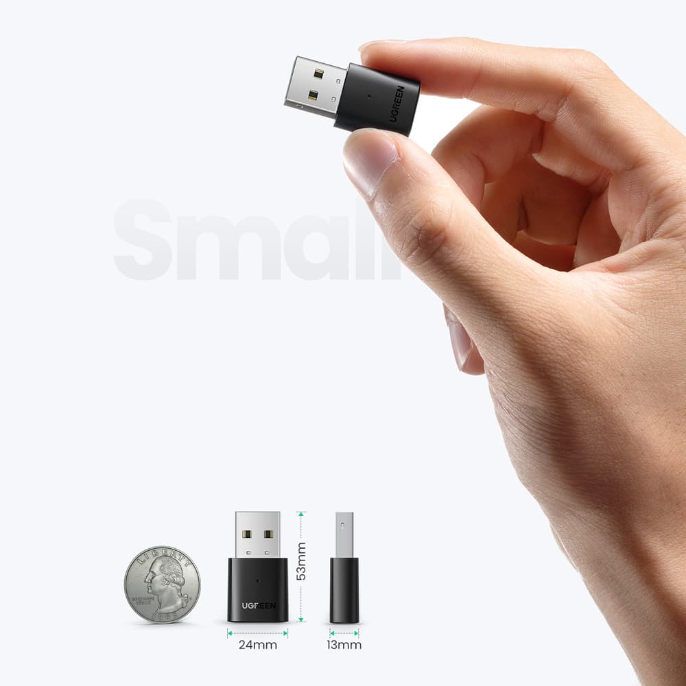Adapter Ugreen Bluetooth 5.0 USB-A - črn 7