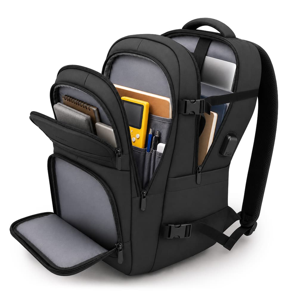 Nahrbtnik Wozinsky WPW-20L z žepom za 15" prenosnik, ročna prtljaga (40x20x25 cm) - črn 2
