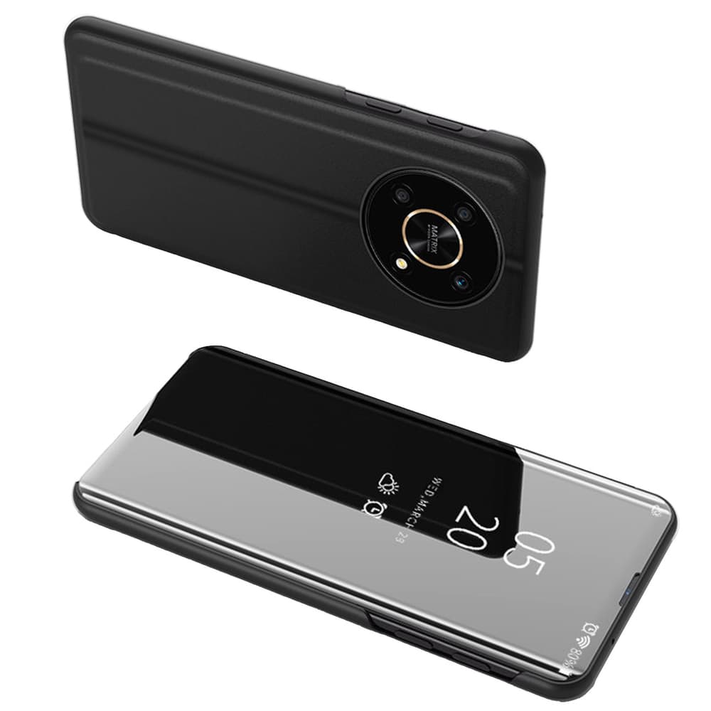 Ovitek Hurtel Clear View Case za Honor X9 / X9 5G / X30 / Magic4 Lite, črn