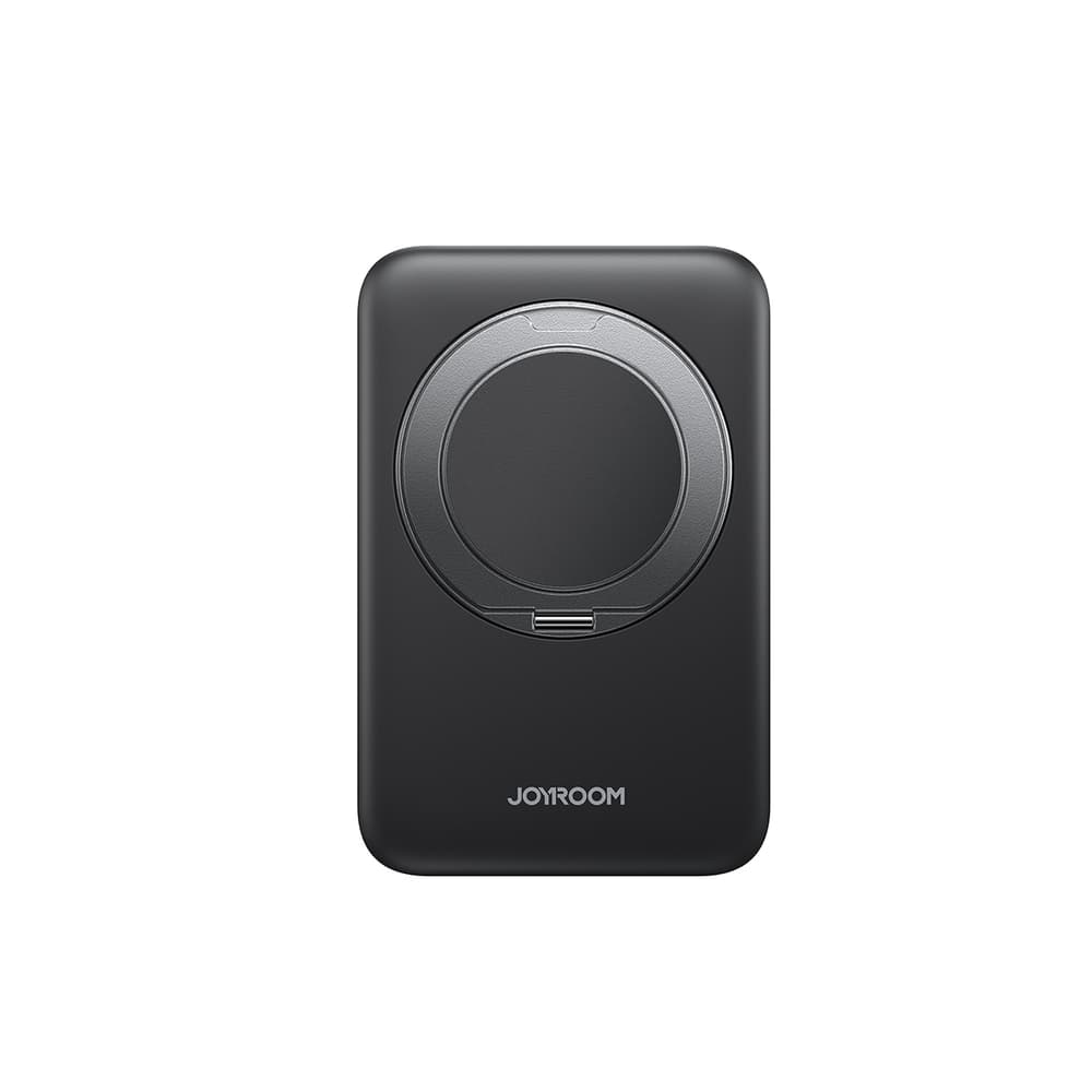 Joyroom JR-PBM12 Powerbank 10000mAh 22.5W, MagSafe, 15W brezžično polnjenje, s podnožjem (črn)