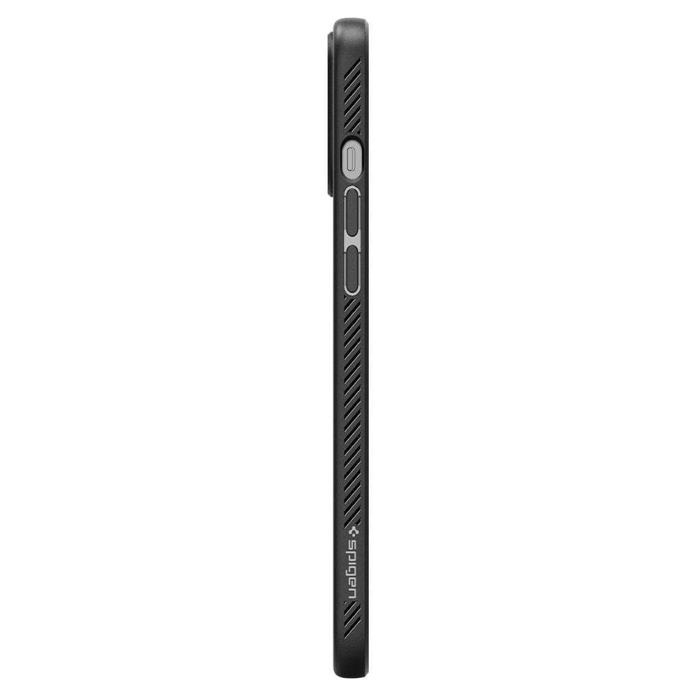 Ovitek Spigen Liquid Air za iPhone 12 / 12 Pro, mat črn 5