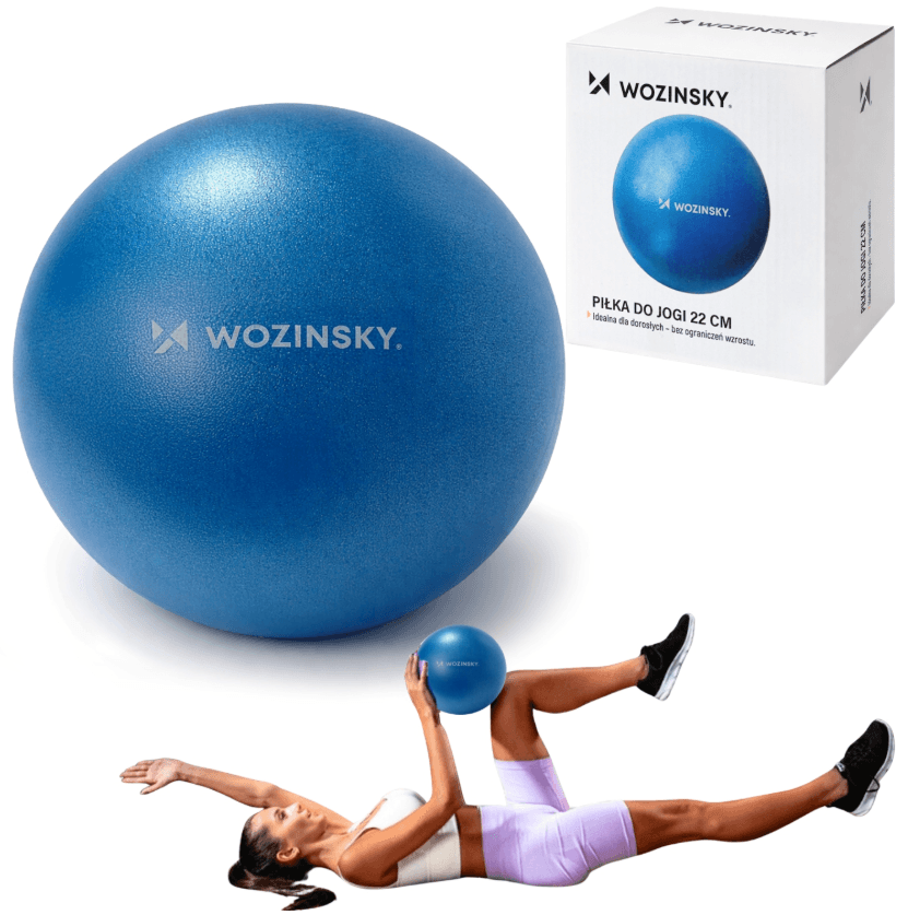 Wozinsky WPDP-N22 žoga za pilates/rehabilitacijo 22 cm, modra 6