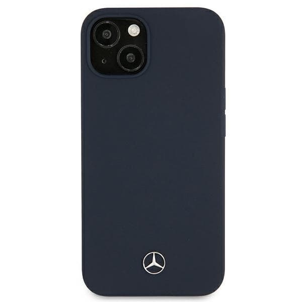 Ovitek Mercedes Silicone Line za iPhone 13 mini, modri 2