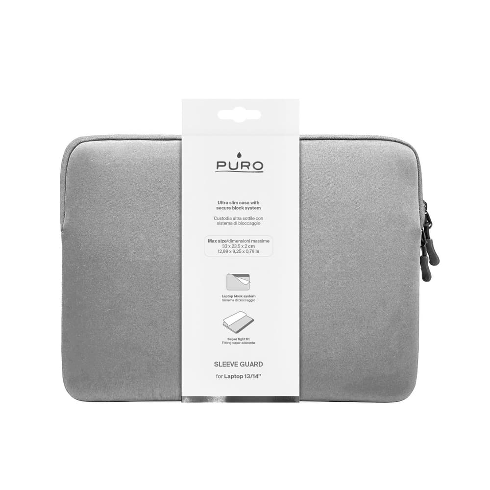 Puro Slim Guard torba za prenosnik 14" - siva 2
