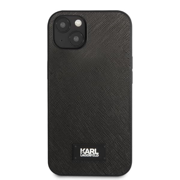 Karl Lagerfeld Saffiano Plaque ovitek za iPhone 13 mini (5.4") - črn 3