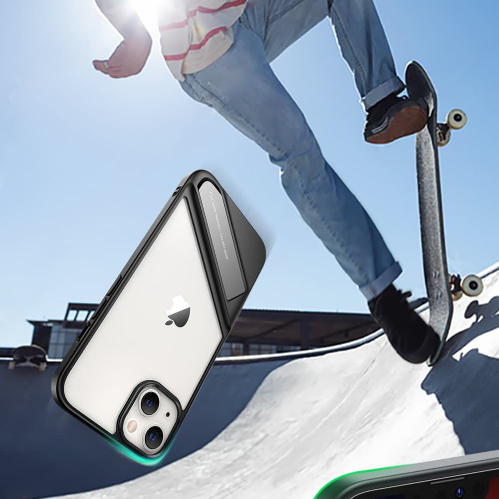 Ugreen Fusion Kickstand etui za iPhone 13 Pro, črn 7