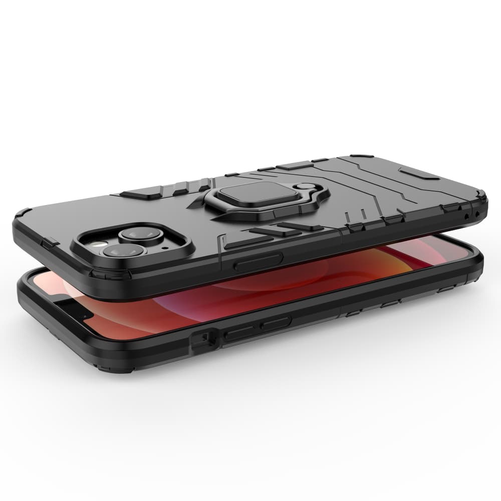 Hurtel Ring Armor ovitek za iPhone 14 - črn 4