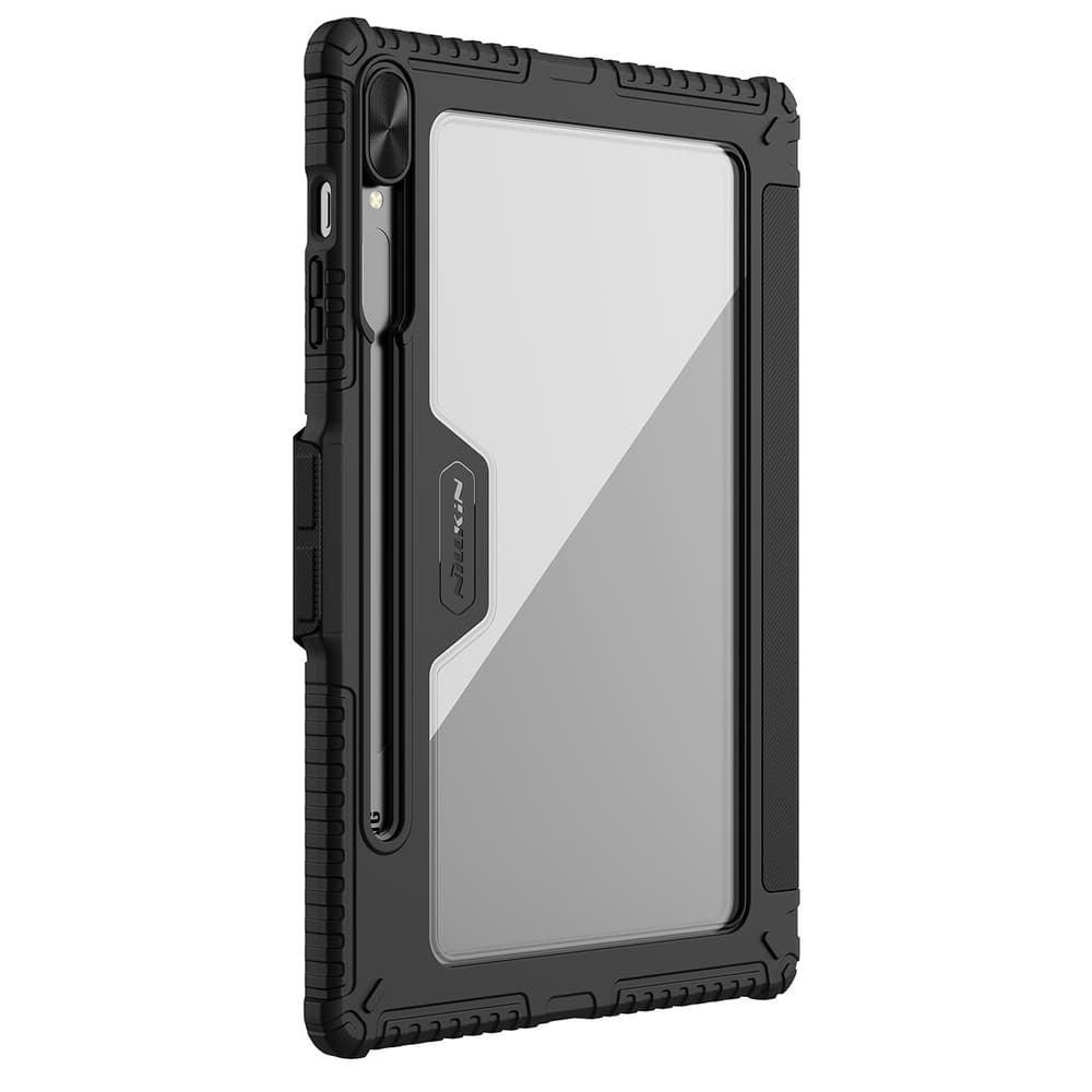 Usnjena ovitek Nillkin Bumper Leather Case Pro za Samsung Galaxy Tab S9+ - črn