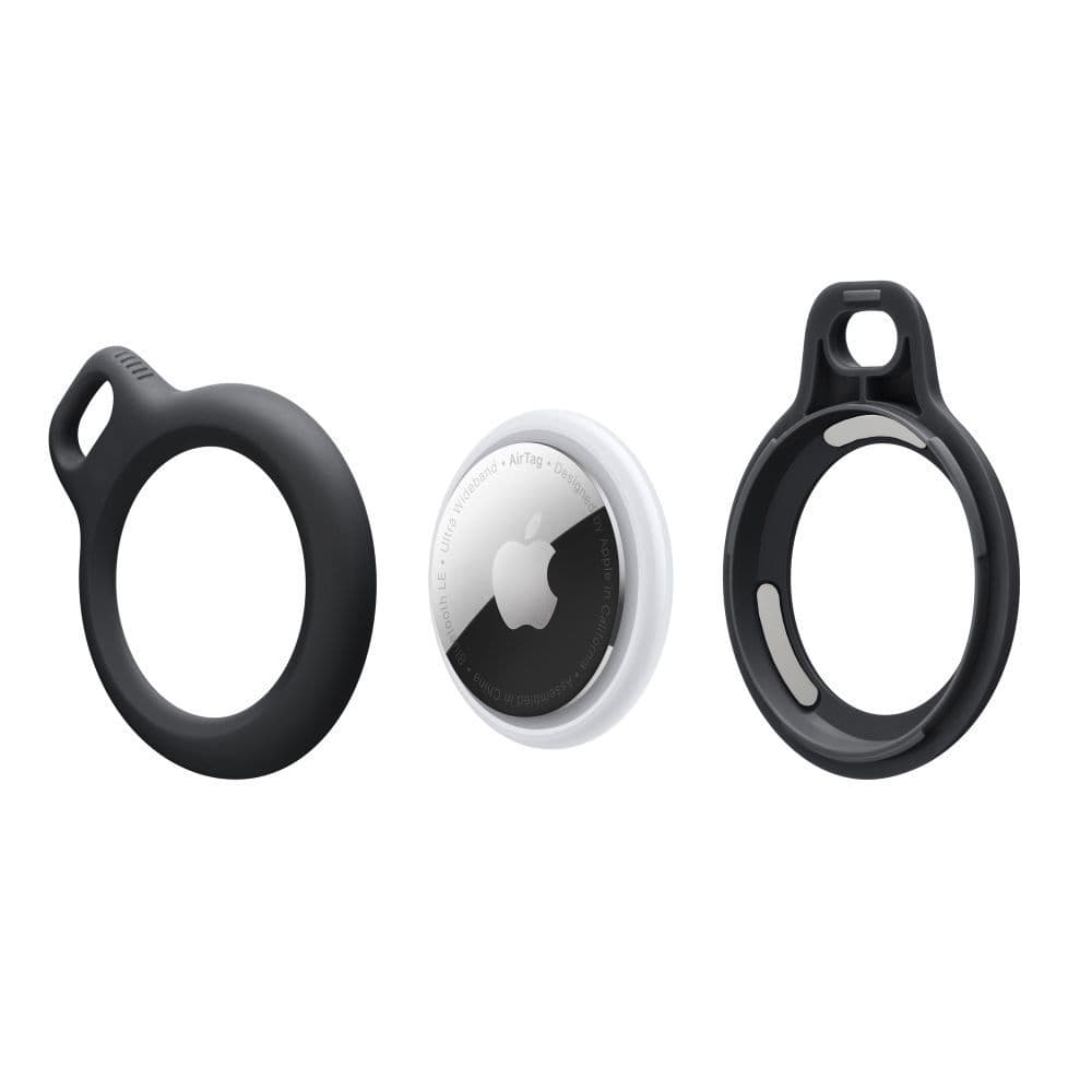 Tech-Protect Rough Chain etui za Apple AirTag z obeskom - Črn 3