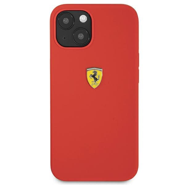 Ferrari Silicone ovitek za iPhone 13 mini 5.4" - rdeč 3