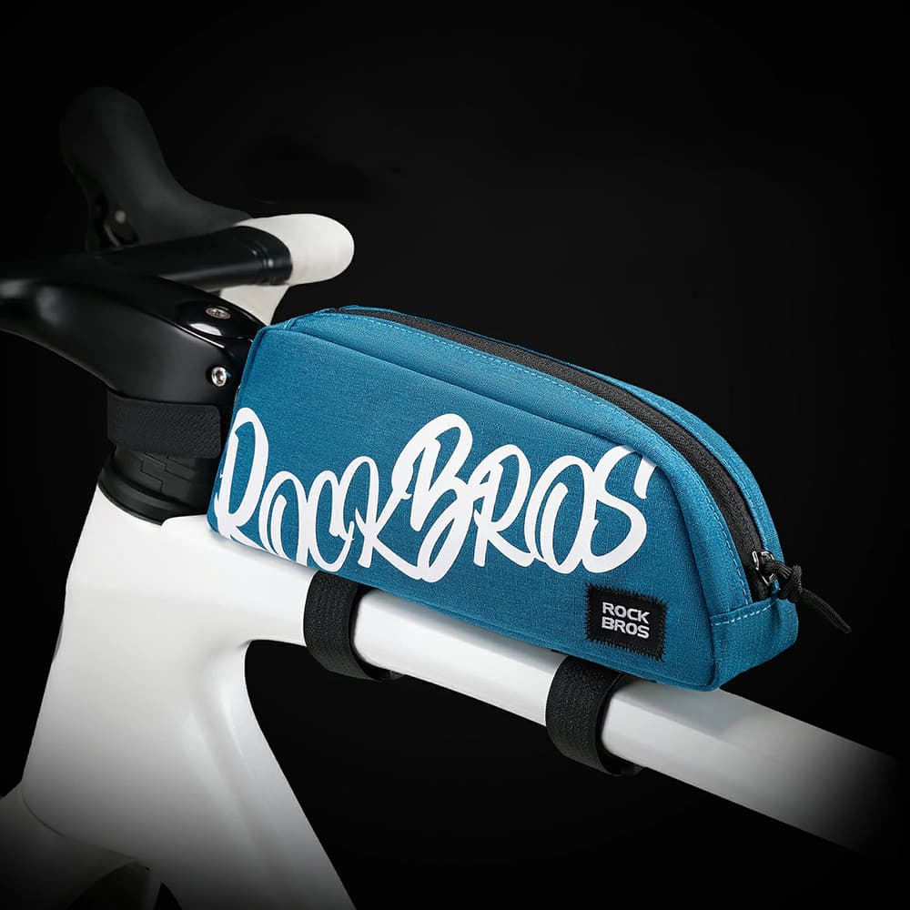 Rockbros G009 torba za zgornjo cev 0,8L - modra 5