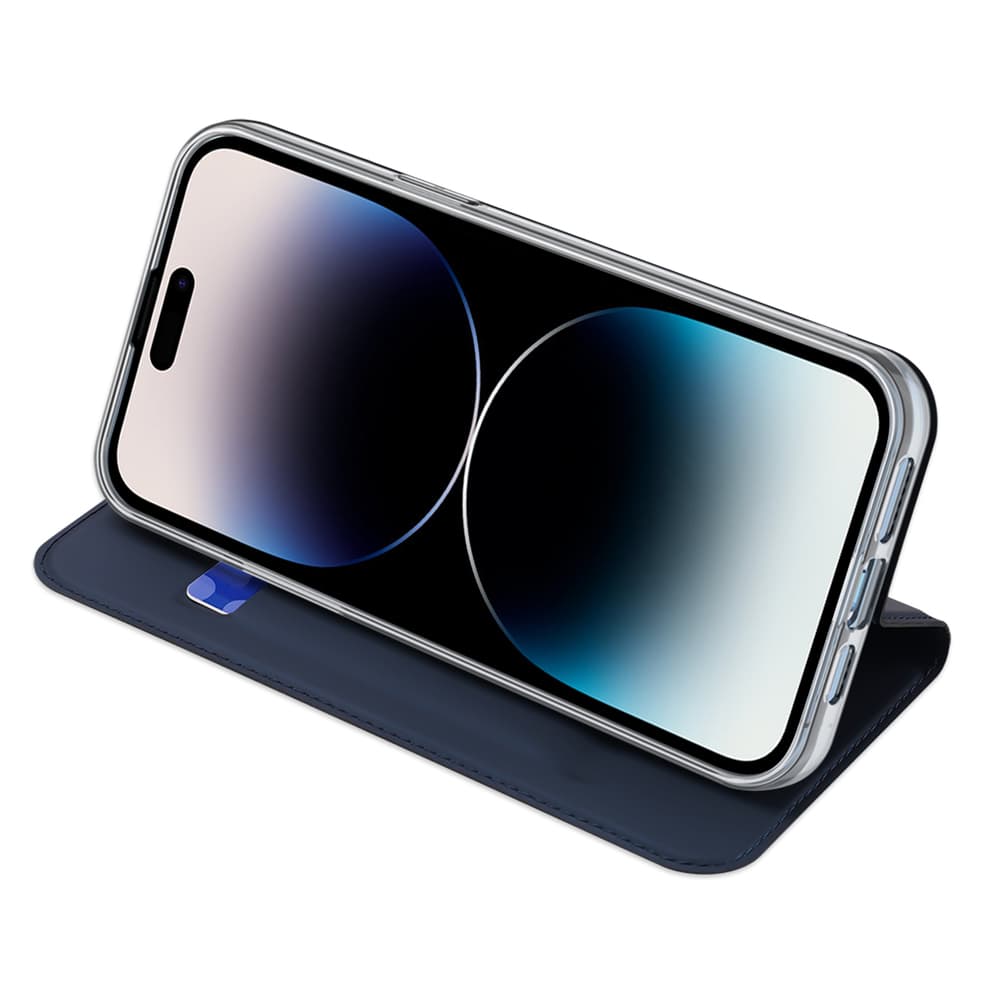 Dux Ducis Skin Pro denarnica ovitek za iPhone 15 Pro Max - Modra 5