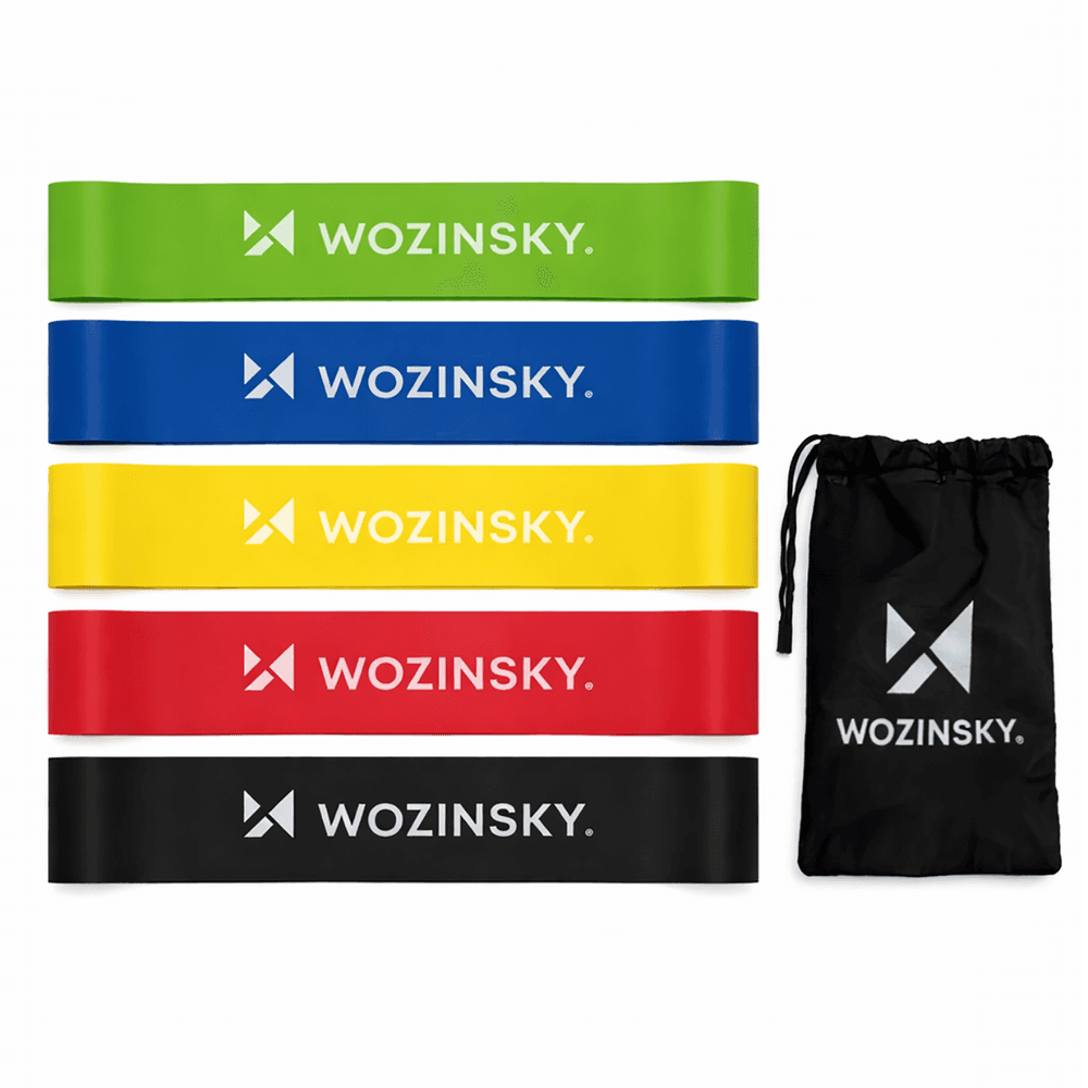 Mini gumijasti trakovi Wozinsky WGO-5 za aktivacijo mišic - 5 kosov 2