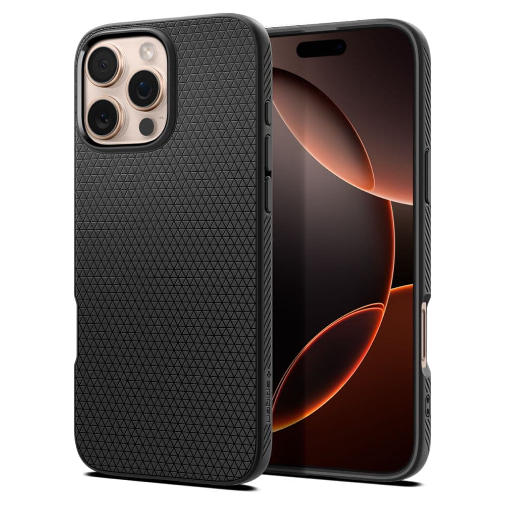 Spigen Liquid Air ovitek za iPhone 16 Pro - črna