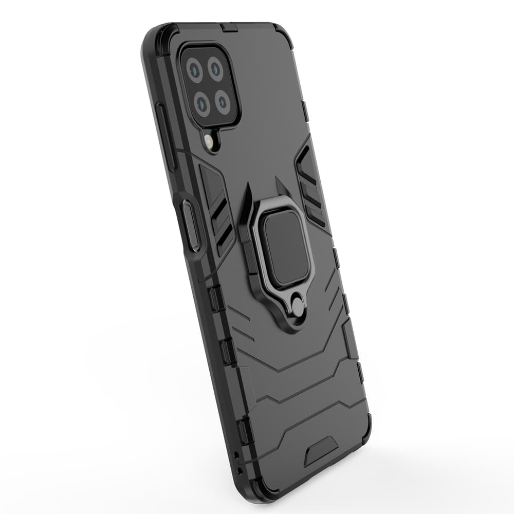 Ring Armor ovitek z obročem za Samsung Galaxy A22 4G, moder 7