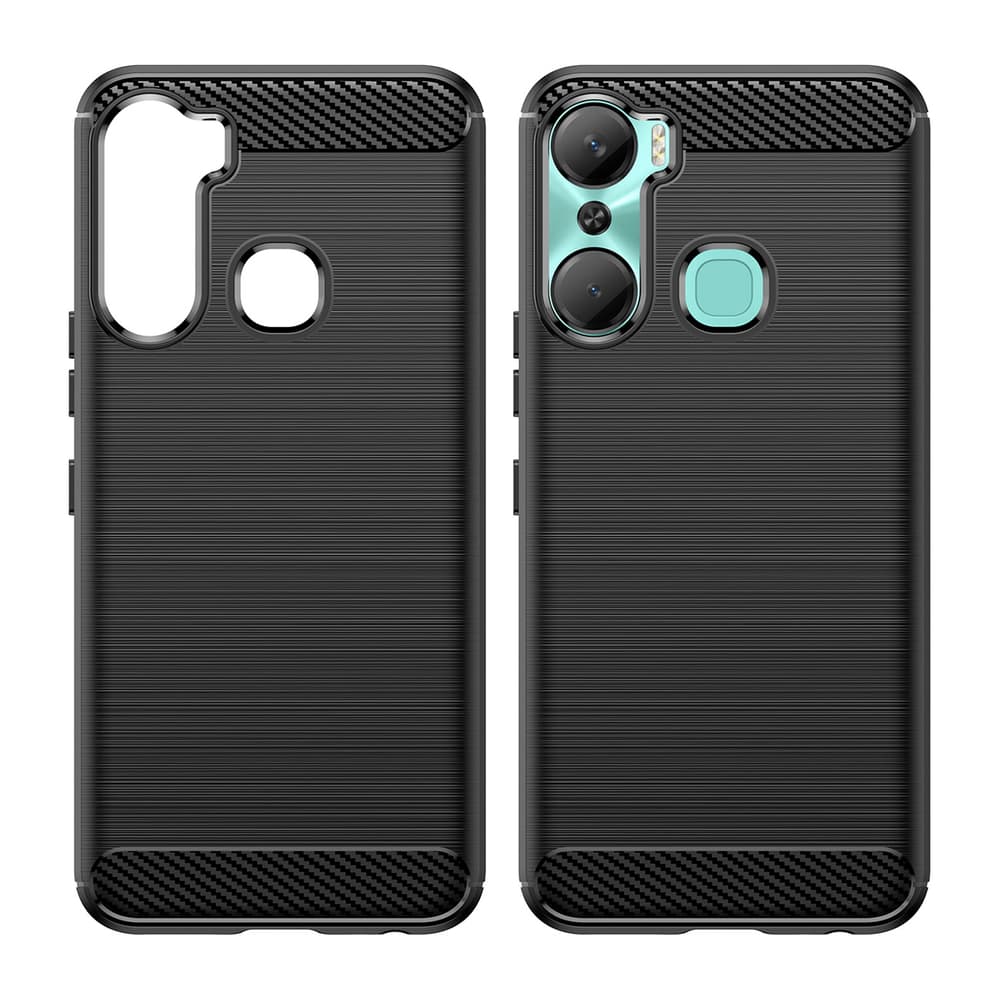 Carbon Case etui za Infinix Hot 12 Pro, črn 8