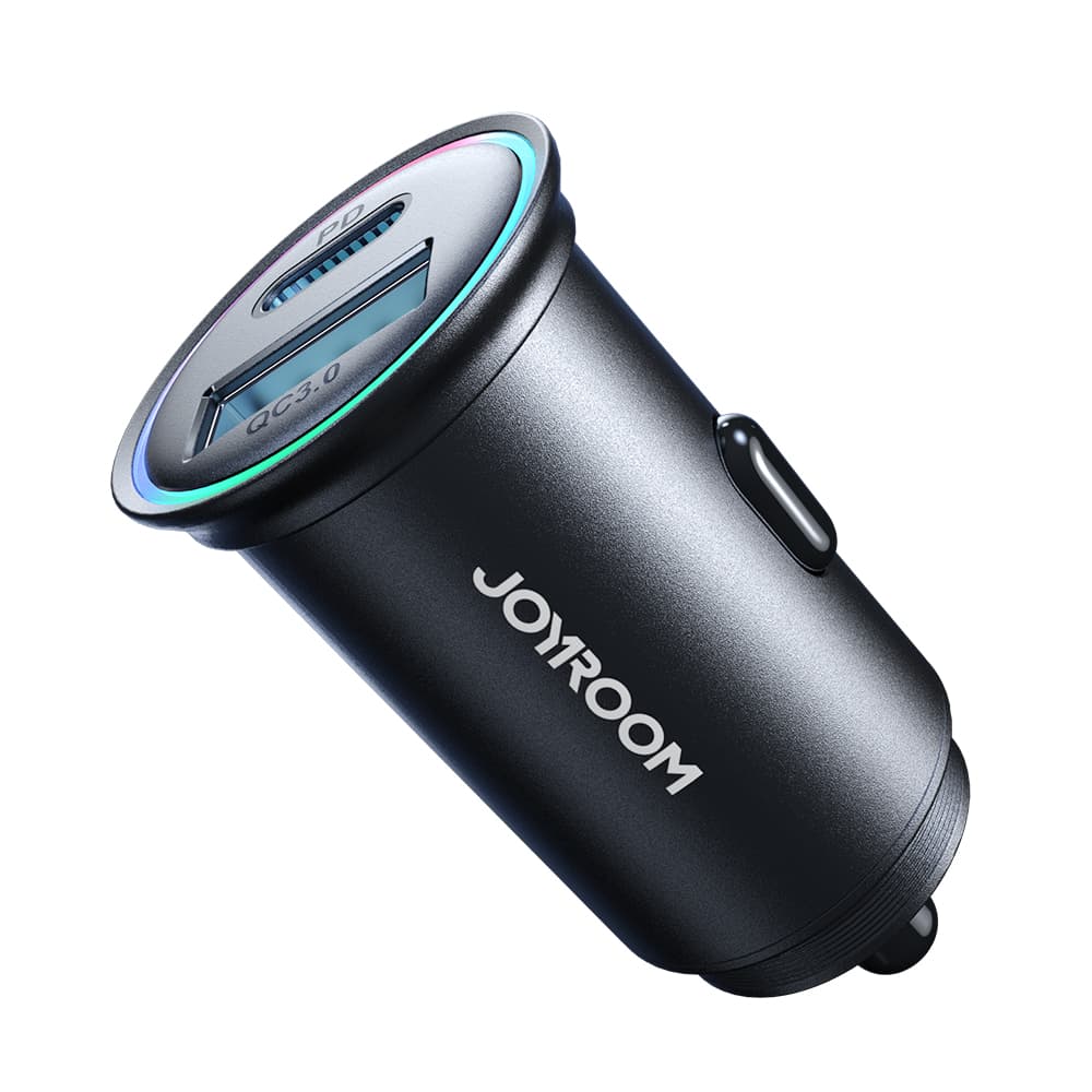 Avtomobliski polnilec Joyroom JR-CCN04 USB-A/USB-C 60W - Črna 2