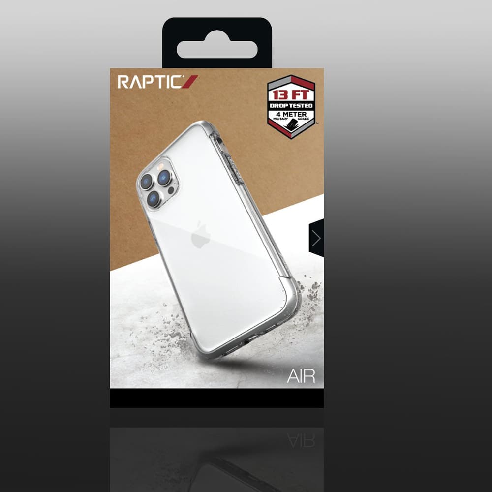 Ovitek Raptic X-Doria Air za iPhone 14 Pro, MagSafe, Kovinski elementi, Srebrna 3