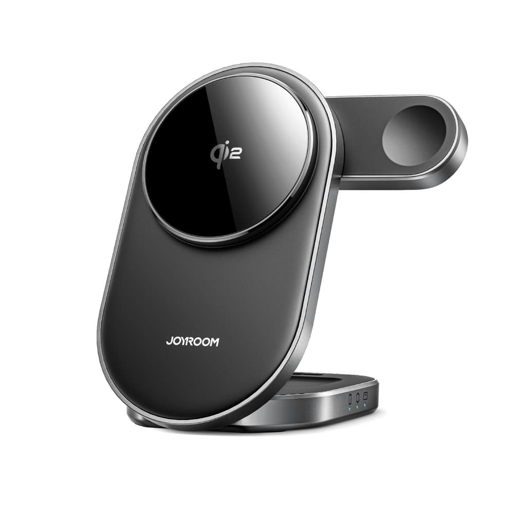 Joyroom JR-W17 Qi 3v1 Brezžični Indukcijski Polnilec - črn