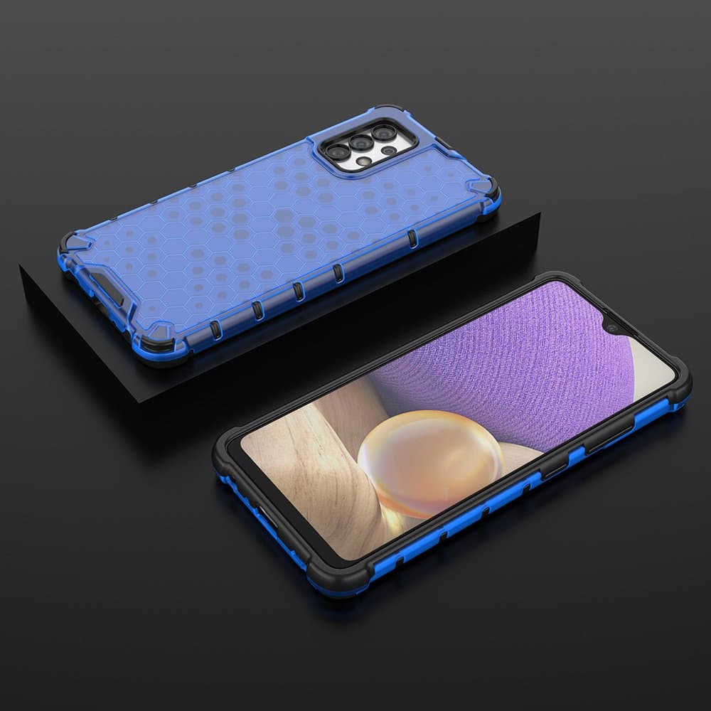 Hurtel Honeycomb ovitek za Samsung Galaxy A03s - modra 3