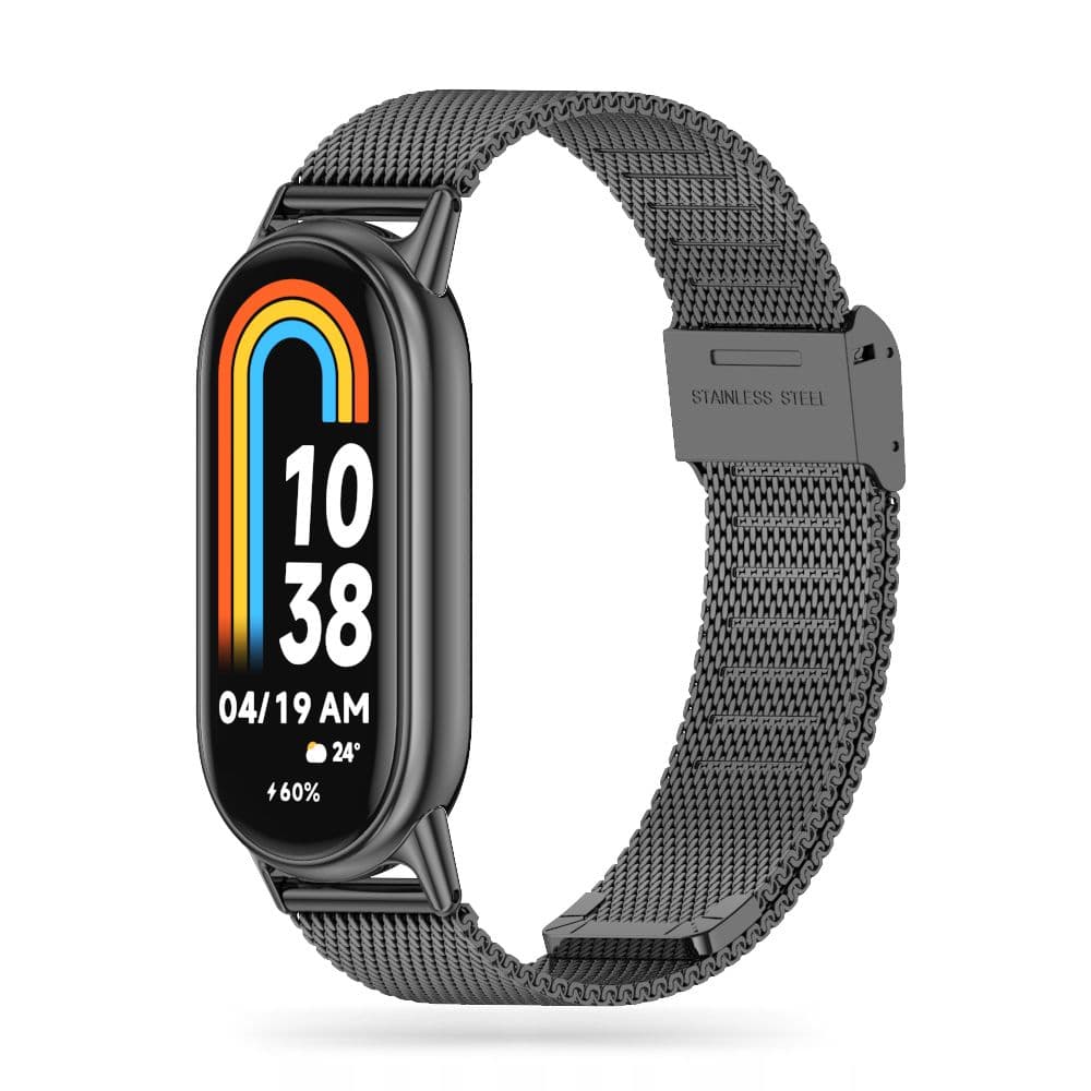 Tech-Protect MilaneseBand pašček za Xiaomi Smart Band 8/8 NFC, črn