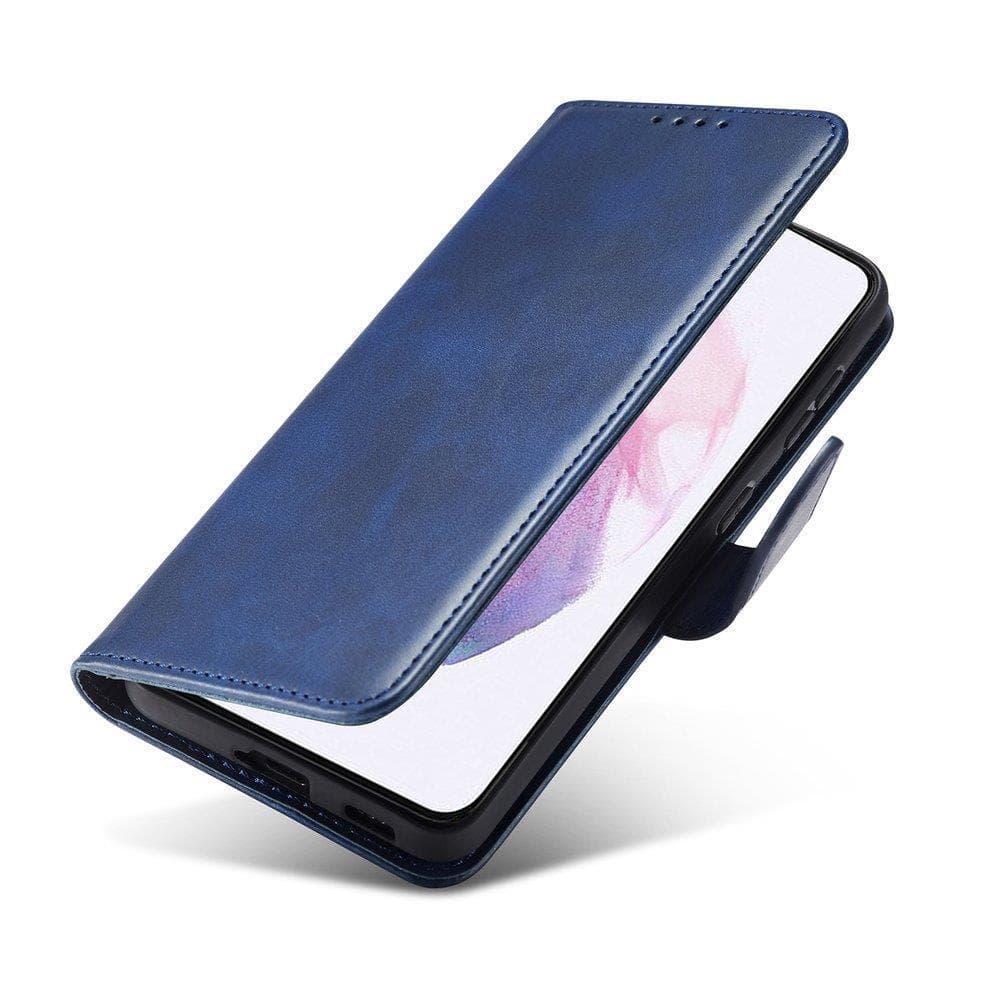 Magnetni ovitek s preklopom za Samsung Galaxy S22+ (S22 Plus) - moder 3