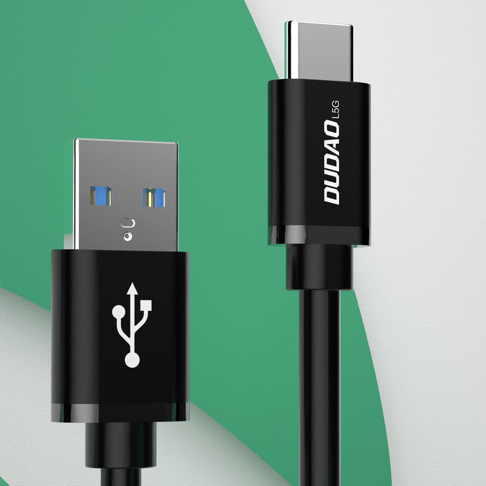 Dudao USB-C kabel Super Fast Charge 1m, črn 7