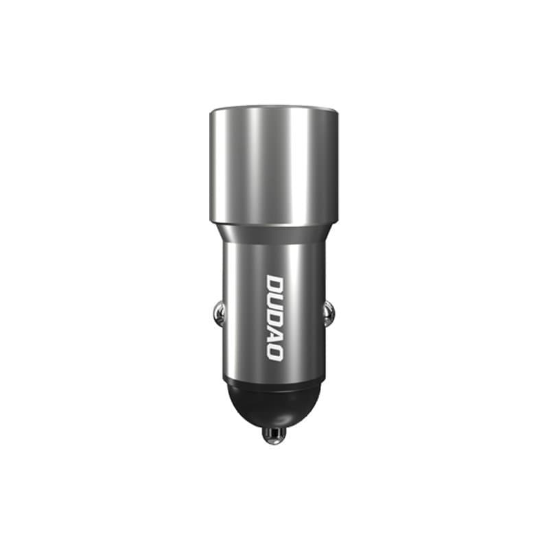 Avto polnilnik Dudao USB/USB-C PD Quick Charge, 22.5W, siv 4