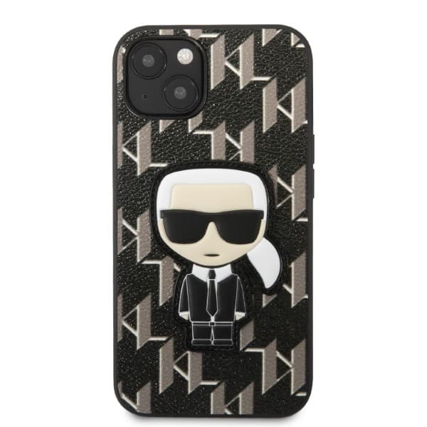 Karl Lagerfeld Monogram Ikonik Patch ovitek za iPhone 13 mini (5.4") - črn 3