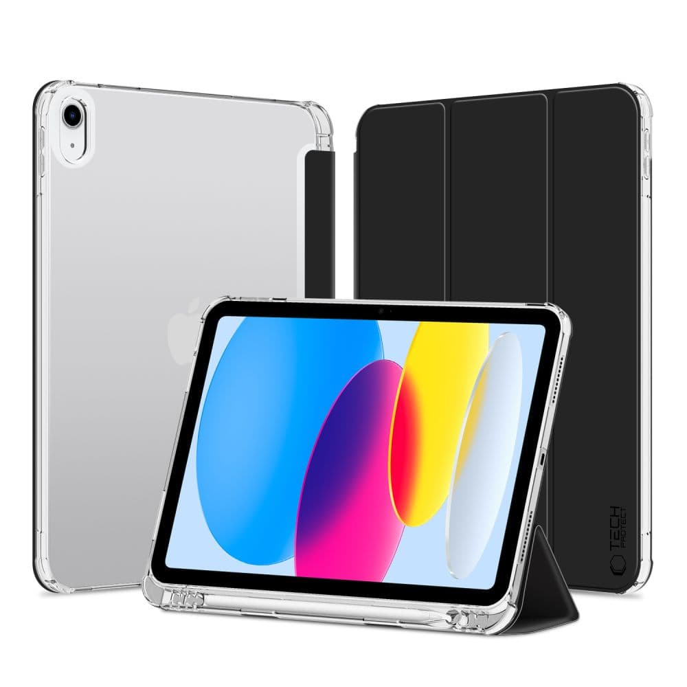 Hibridni ovitek Tech-Protect SC Pen za iPad 10.9" 2022 - črn