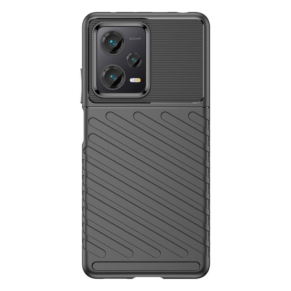 Thunder Case ovitek za Xiaomi Redmi Note 12 Pro+ (silikon, črn) 8