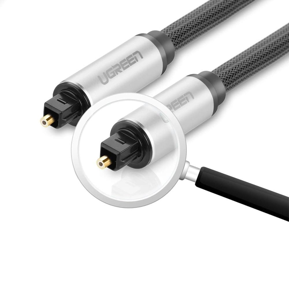 Ugreen AV108 Toslink/SPDIF optični avdio kabel, 2m, siv 3