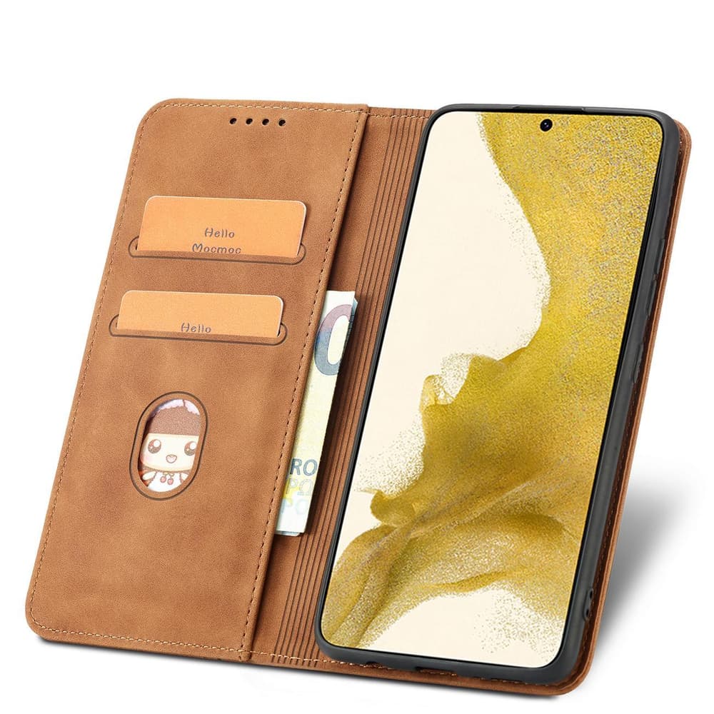 Hurtel Magnet Fancy Case za Samsung Galaxy S23+ - rjava denarnica/stojalo 6
