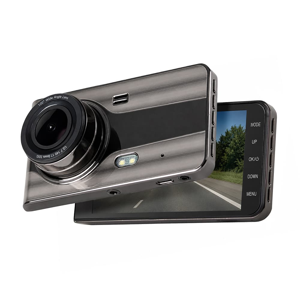 DVR979G Avto snemalnik vožnje Full HD z vzvratno kamero - bež