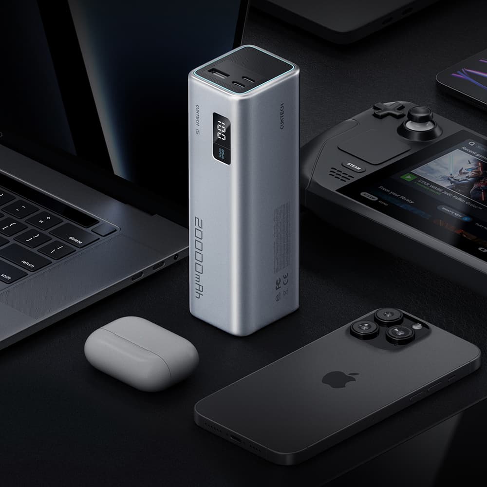 Powerbank Cuktech CUKP200XGLGR 85W 20000mAh, siva 5
