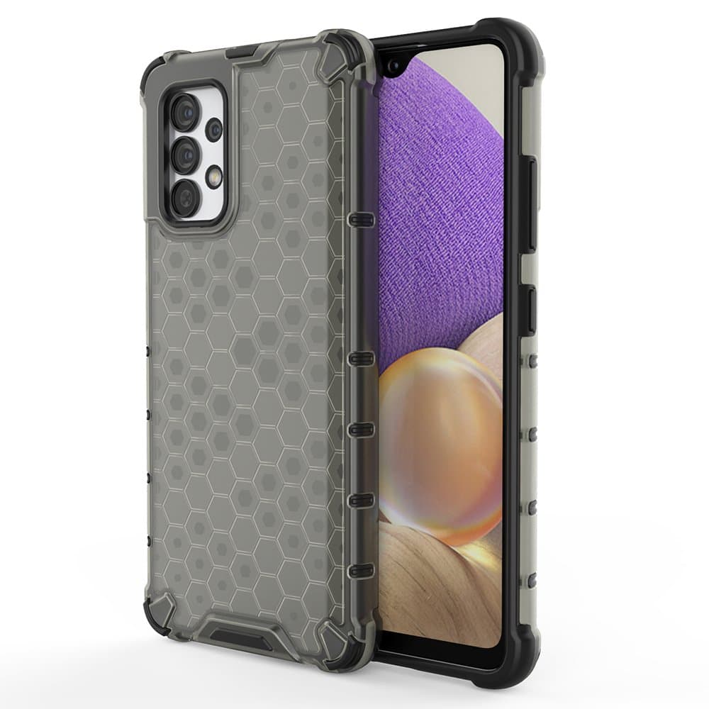 Hurtel Honeycomb ovitek za Samsung Galaxy A03s - črna