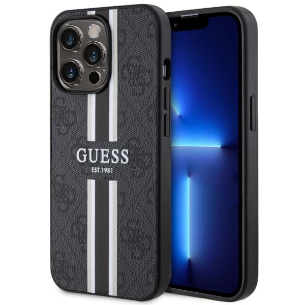 Guess GUHMP13LP4RPSK ovitek za iPhone 13 Pro / 13 (6,1") črn