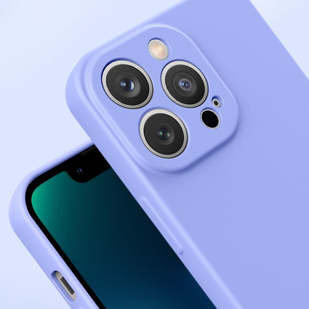 Silikonska ovitek Hurtel za iPhone 14 Plus, roza 6