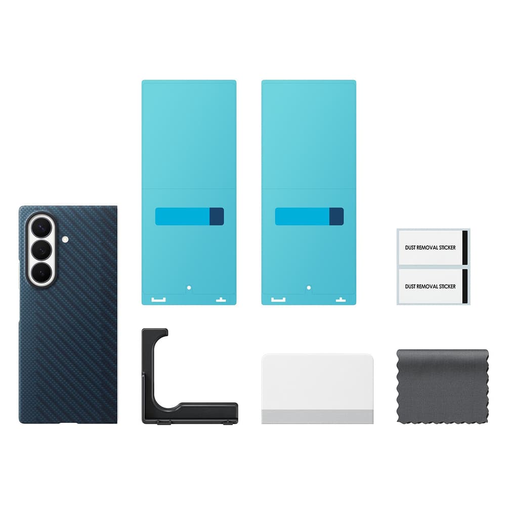 Samsung Carbon Magnet ovitek za Galaxy Z Fold 8 Ultra, temno moder 5