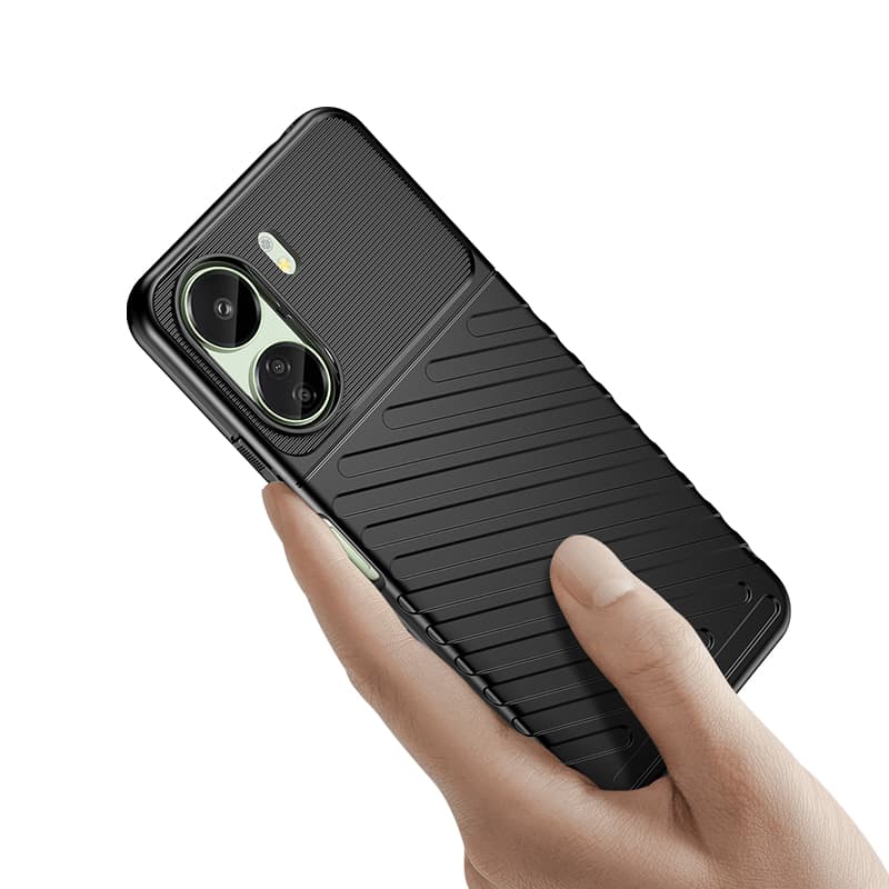 Thunder Case oklepni ovitek za Xiaomi Redmi 13c - črn 3