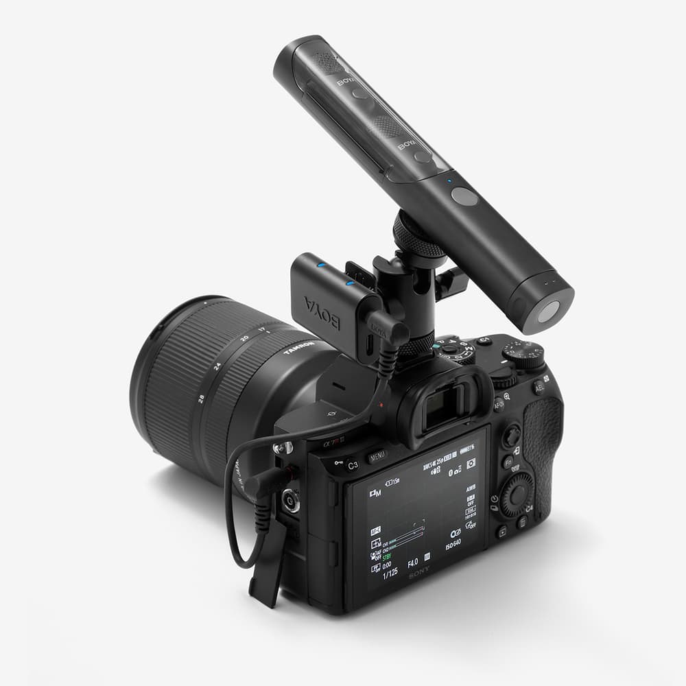 Boya Magic-02 brezžični mikrofon, 2.4GHz, USB-C, črn 5