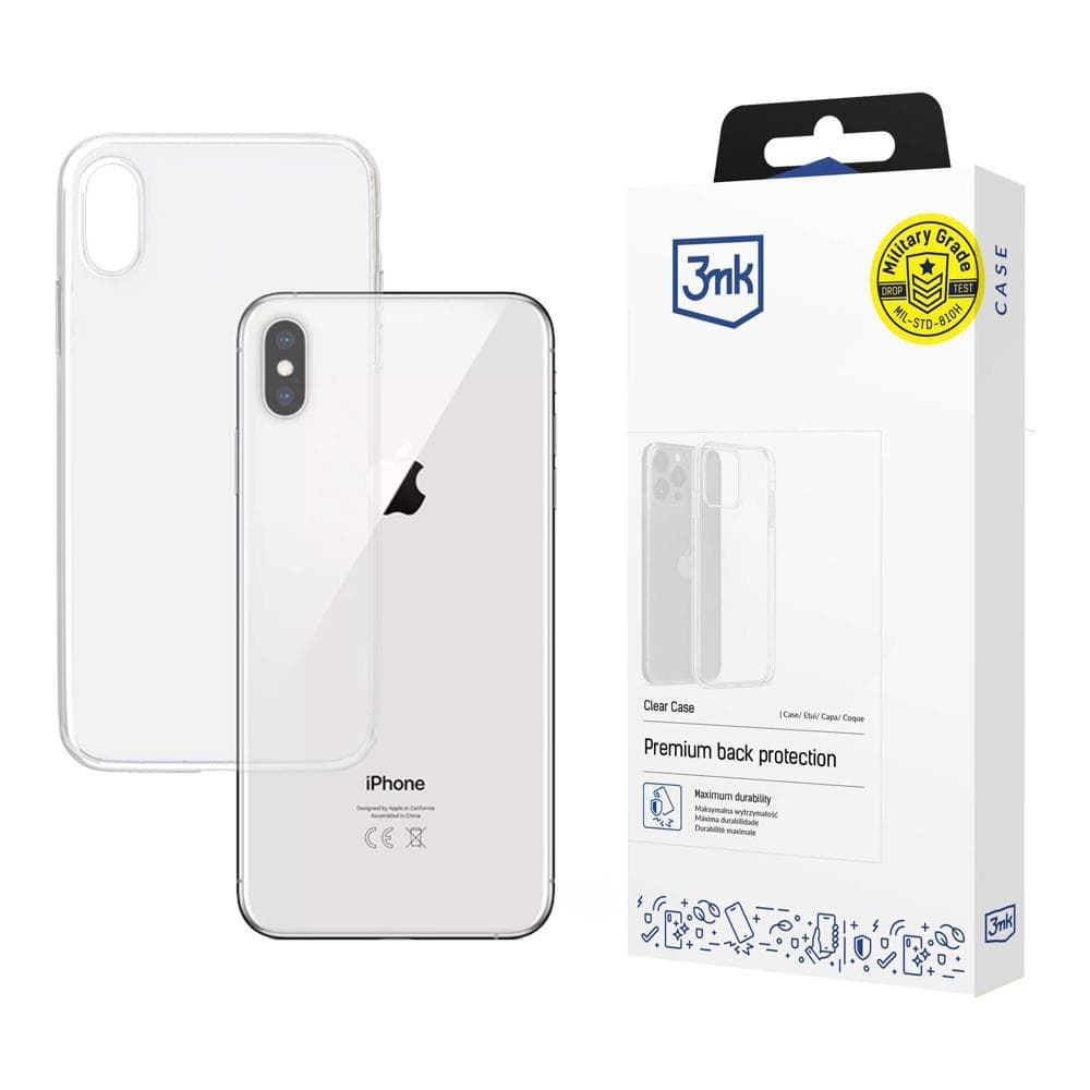 3mk Clear Case ovitek za iPhone Xs Max - prozoren