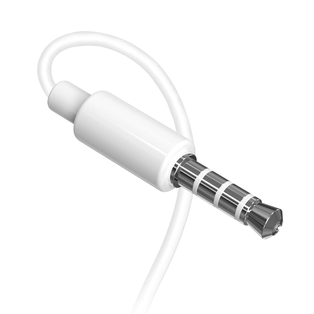 Dudao X10S žične slušalke v ušesa, 3.5mm mini jack, 1.15m, bele 5