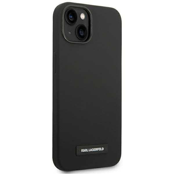 Karl Lagerfeld Silicone Plaque ovitek za iPhone 14 Plus (6.7"), črna 4