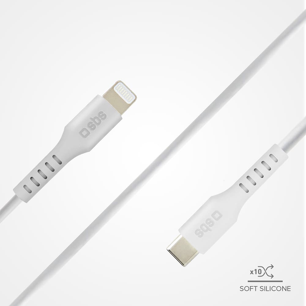 SBS kabel USB-C - Lightning MFi, 1m - bel 6