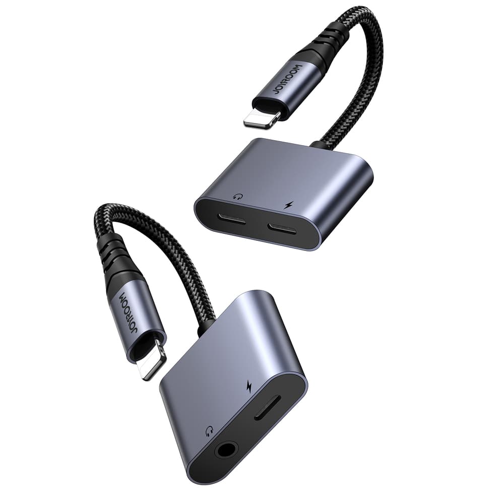 Joyroom SY-L02 Lightning na 2x Lightning DAC adapter 2v1 - črn 7
