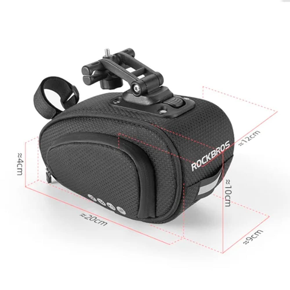 Rockbros C40 torba za kolo pod sedež, črna 5